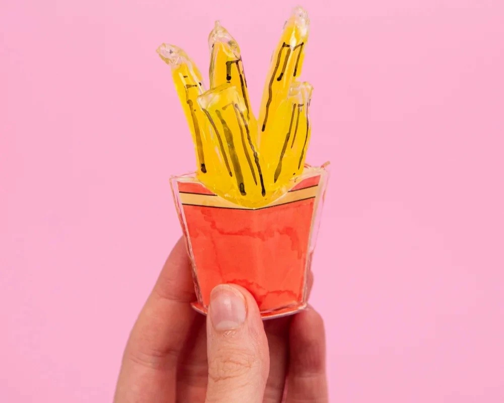 Kreativni set z Nano Tape, Epee Nano Tape Magic Classic Cute Food EP60511/05122, do 5 projektov, za otroke 6+, večbarven