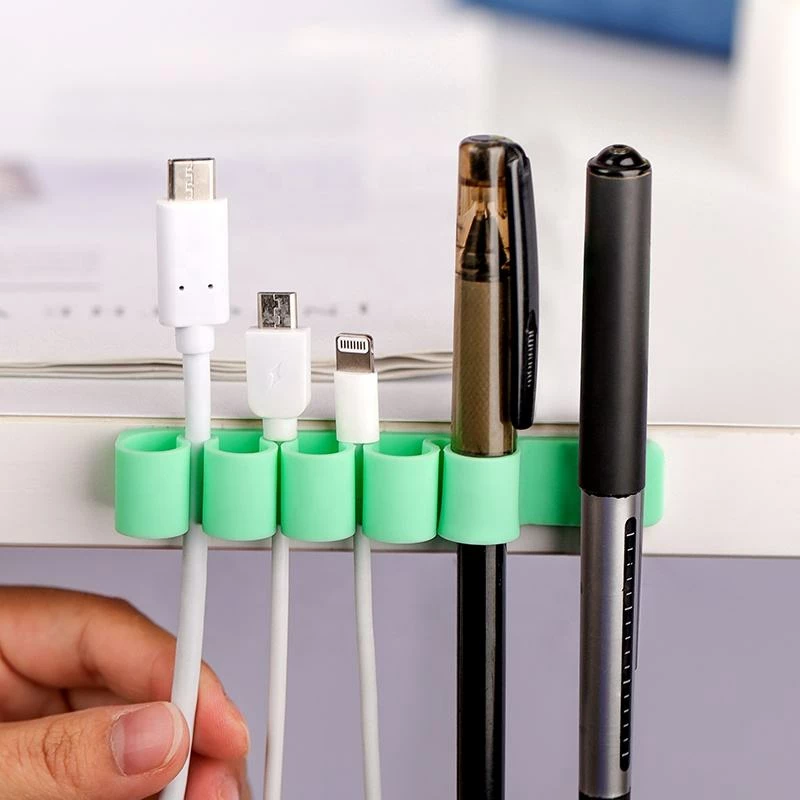 Silikonski organizator za pisarno Hurtel, zelen