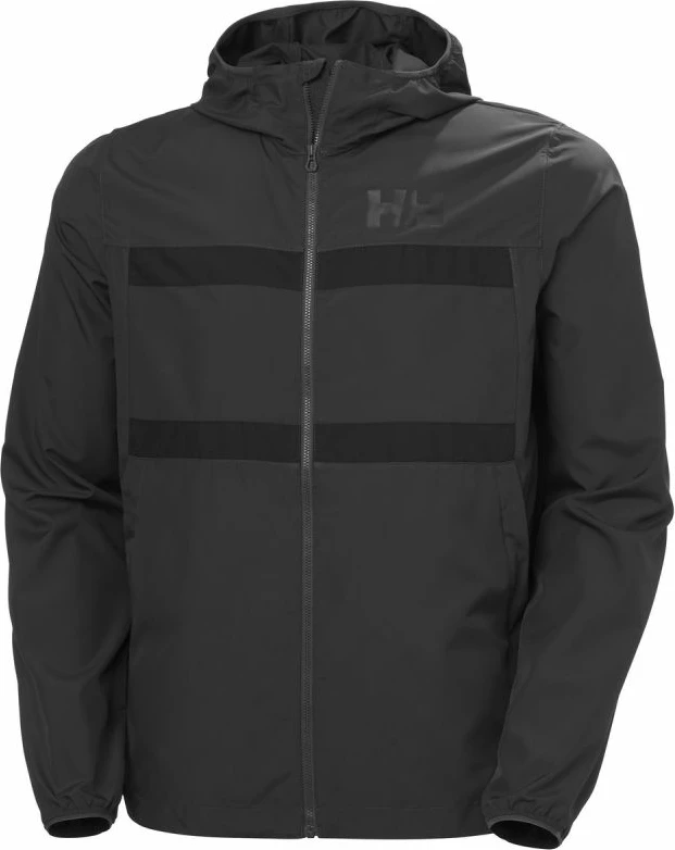 Vetrovka Salt Stripe za moške, Helly Hansen, črna