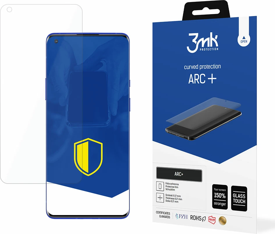 Ovitek za zaslon 3mk ARC+ za OnePlus 8 Pro 5G, ukrivljen