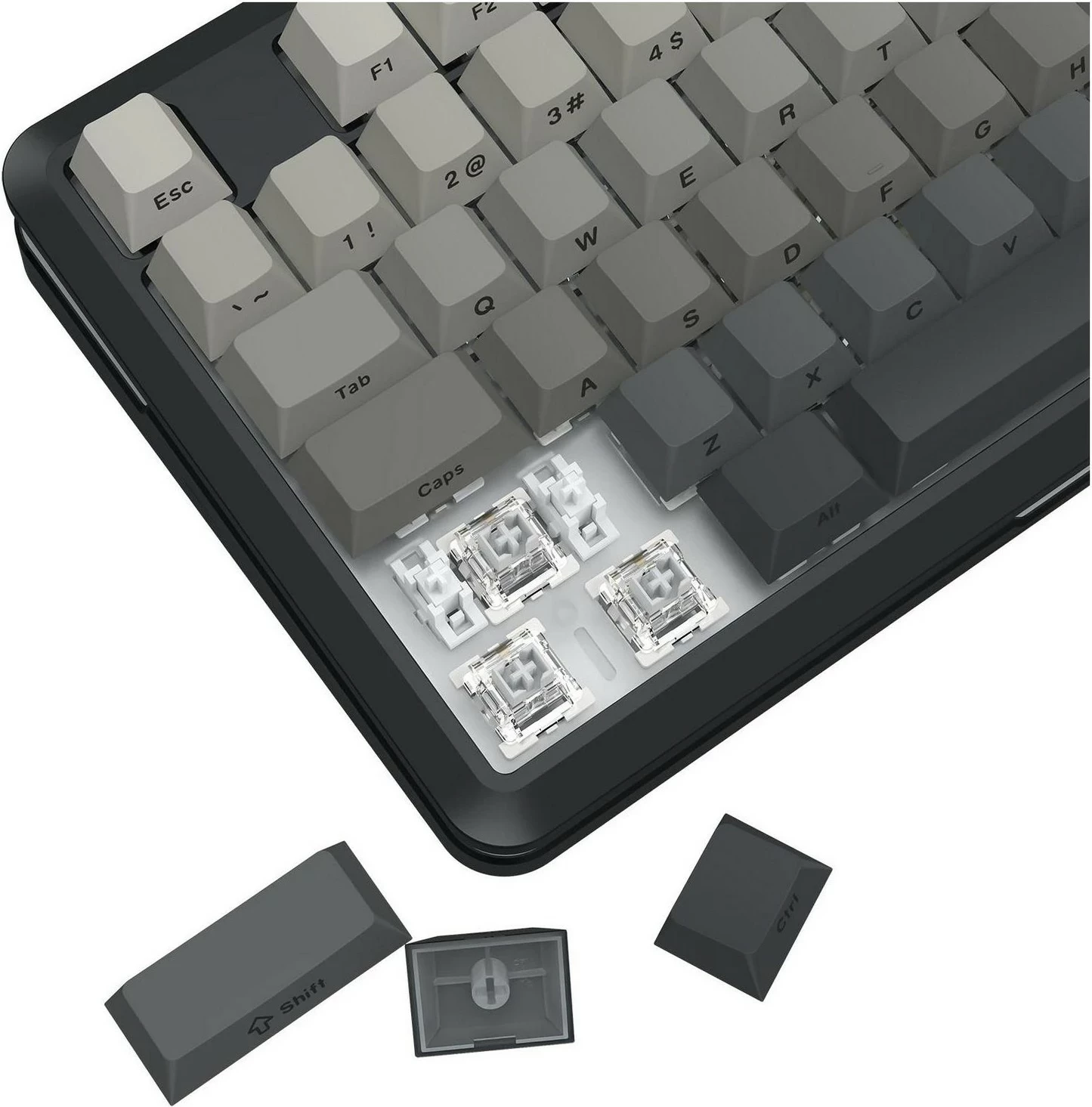 Mehanska tipkovnica Redragon Wildslash Pro K734SP-RGB-PRO, RGB, 87 tipk, siva