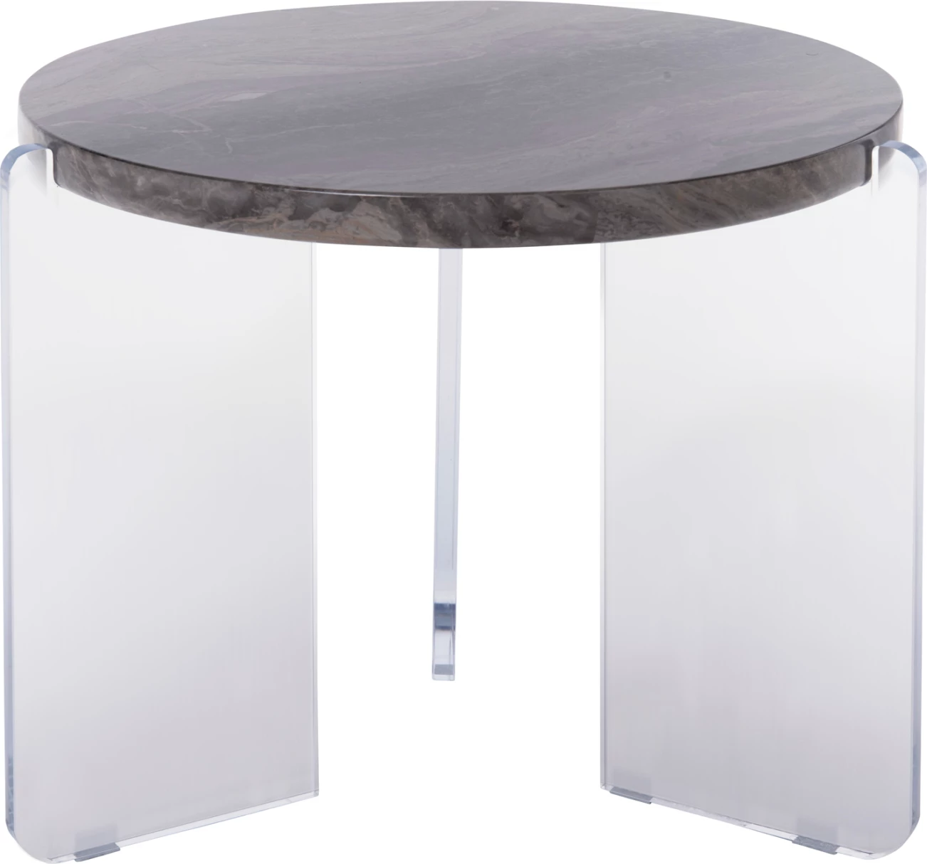 Klubska miza ACRYCON FH9780.01 MDF z vodoodporno površino - akrilne noge Φ64x51Hcm