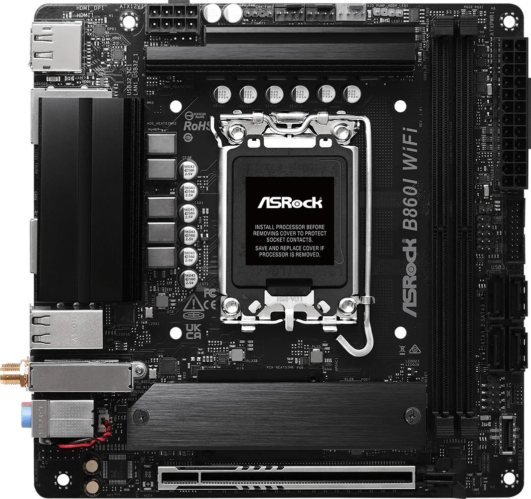Matična plošča Asrock B860I WiFi, Intel B860, mini ITX