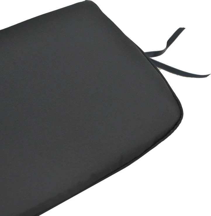 Jastuk za stol Pildo, črn, 43x40x3 cm