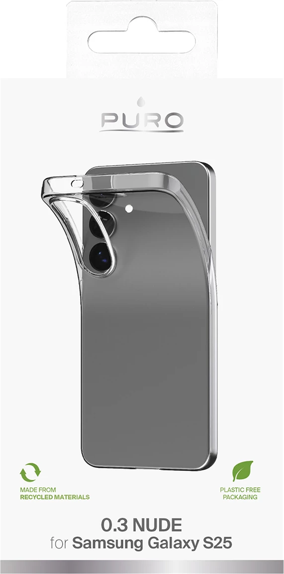 Silikonski ovitek Puro 03 Nude za Samsung Galaxy S25, prozoren