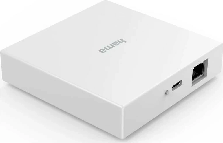 Hub za pametni dom Hama 176637, WiFi, ZigBee, Thread, RJ45, USB-C