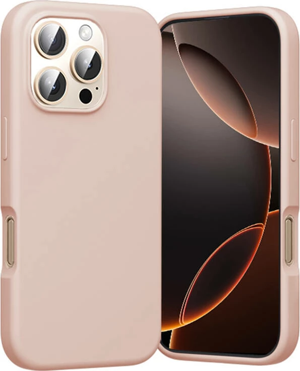 Zaščitni ovitek Vention KUHP0-30 za iPhone 16 Pro, MagSafe, rožnat