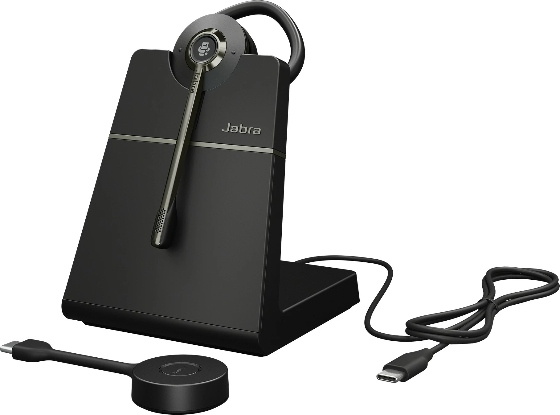 Brezžične slušalke Jabra Engage 55 SE, USB-C MS Convertible, črne