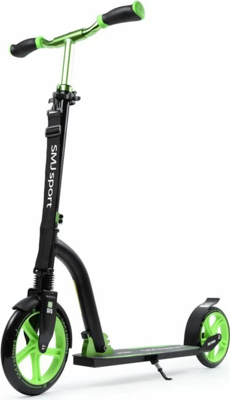 Trotinet za odrasle in mladostnike SMJ Sport NL-700-230 / 205, črno in zeleno