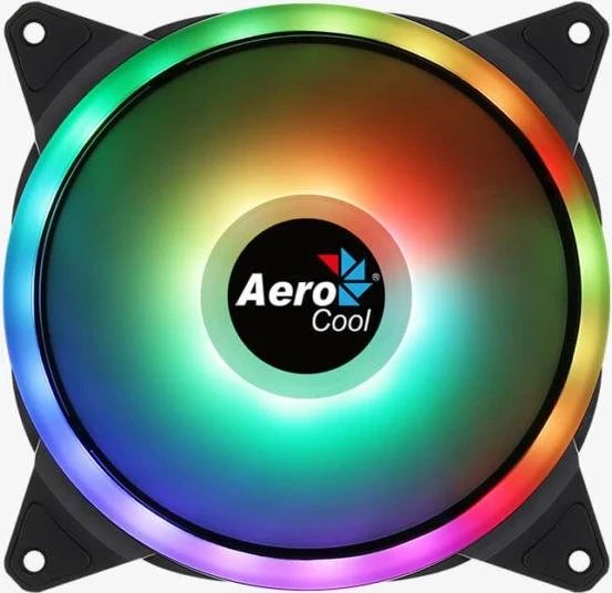 14 RGB ventilator za hlajenje Aerocool PGS, 140 mm, črn