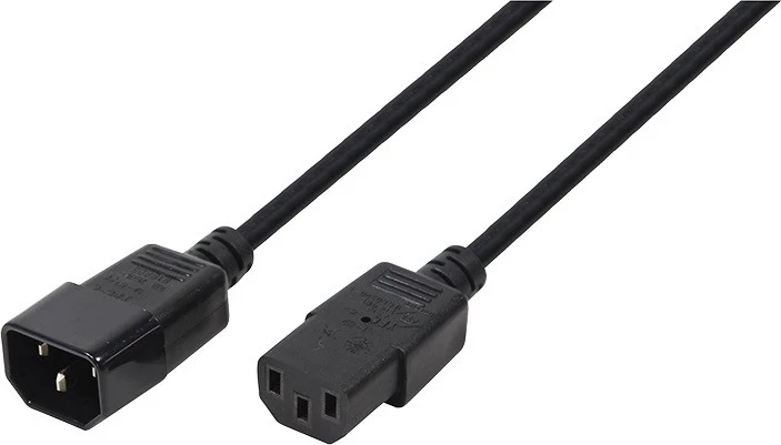 Podaljšek za napajanje Logilink VDE, 3 m, črn