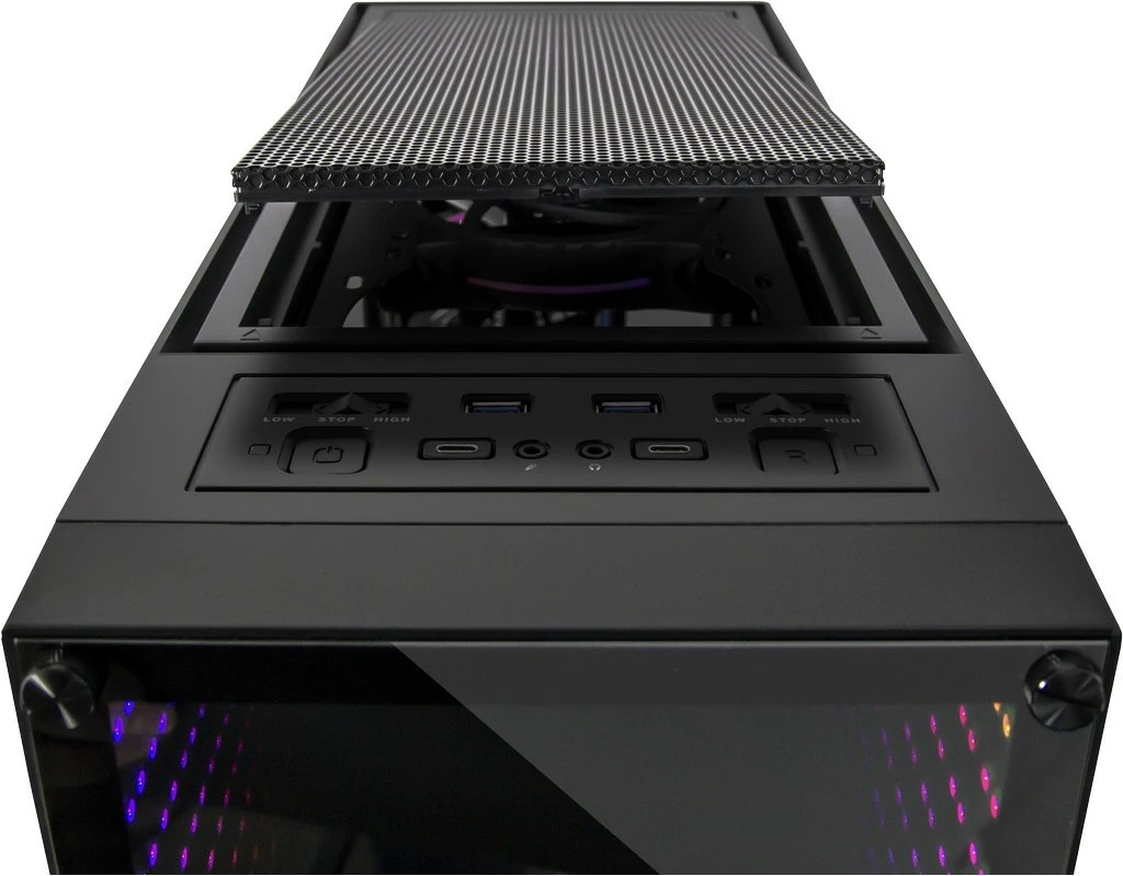 Ohišje Inter-Tech X-908 Infini2, Tower, PC, ATX, ITX, micro ATX, Mini-ITX, črno