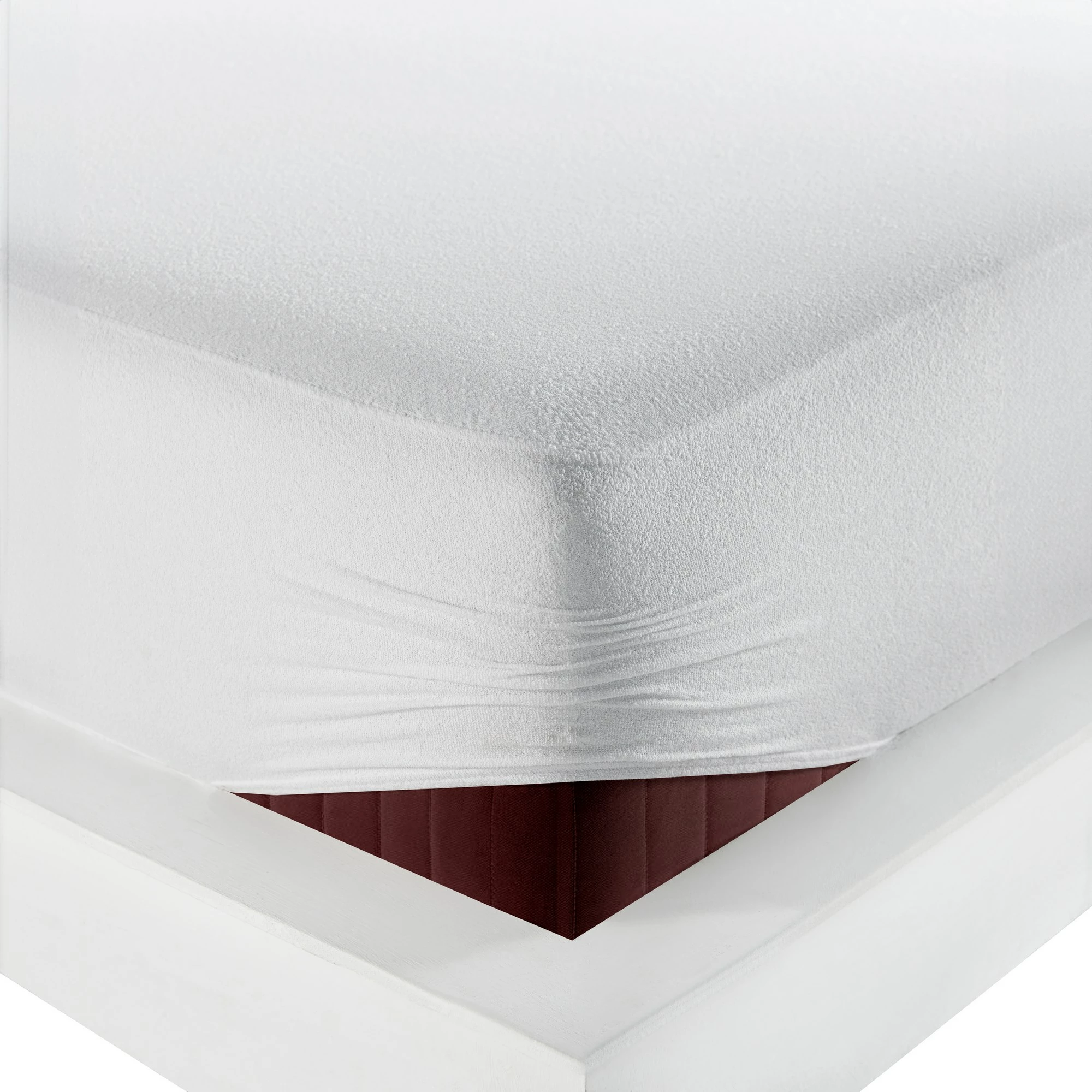 Zaščitni pokrov za zakonsko posteljo L'Essentiel Linge de Maison, bel, 140x200+30 cm