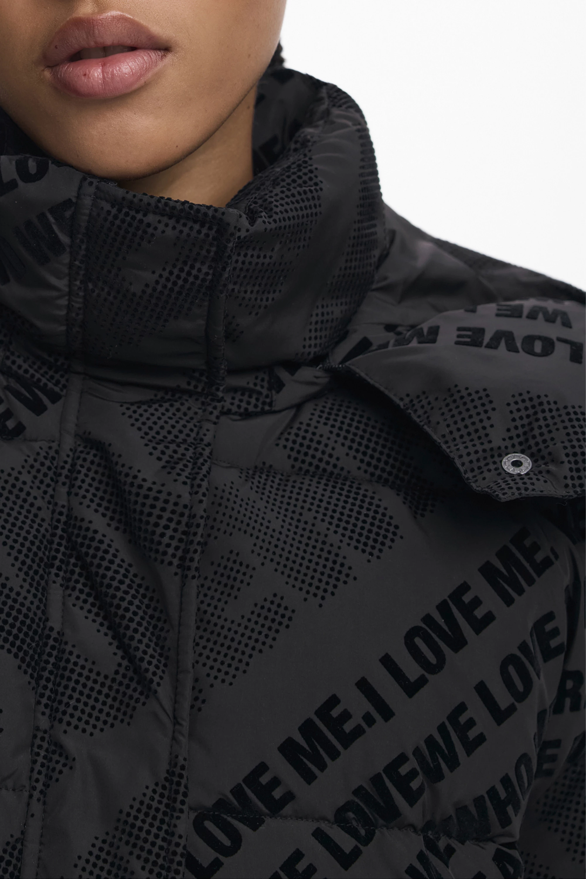 Jakna črna DESIGUAL, ženska