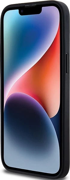 Ovitek za telefon Mono Stripe & Metal Logo DKNY za iPhone 14 Pro, črn