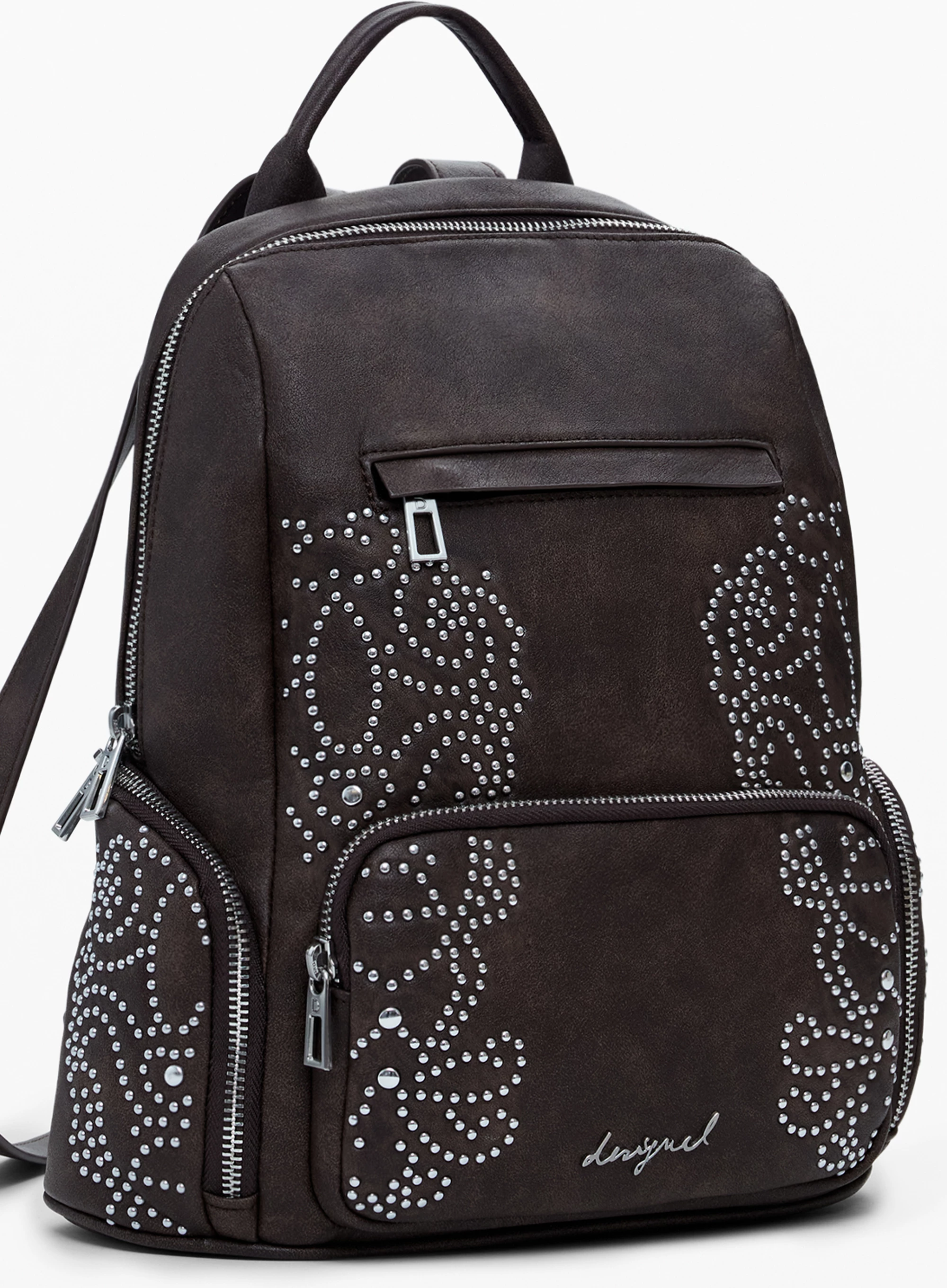 Nahrbtnik za ženske DESIGUAL Poker Face Chester Mini, kavast