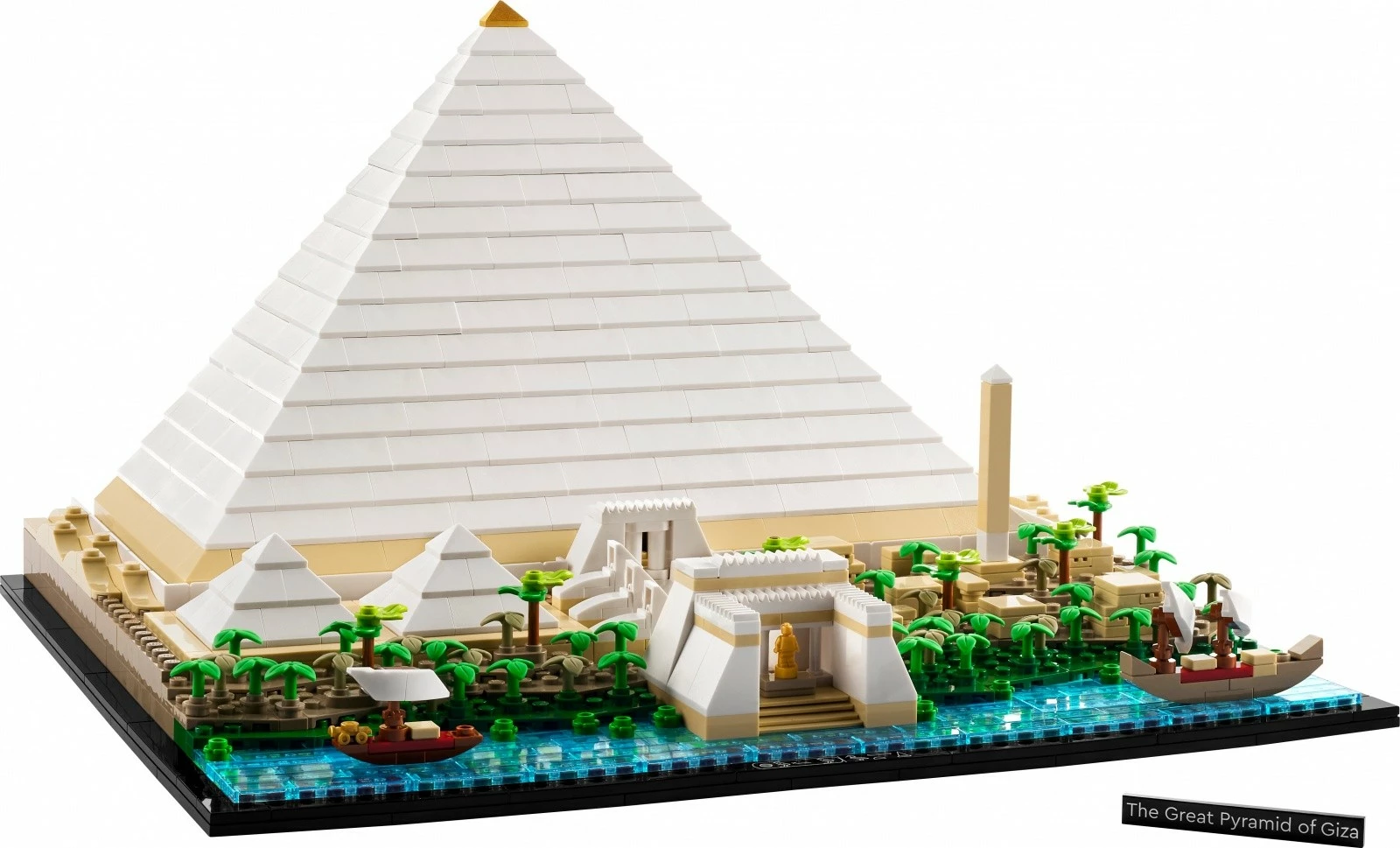 Gradbeni komplet LEGO Architecture Pyramid of Khufu 21058, 1476 delov