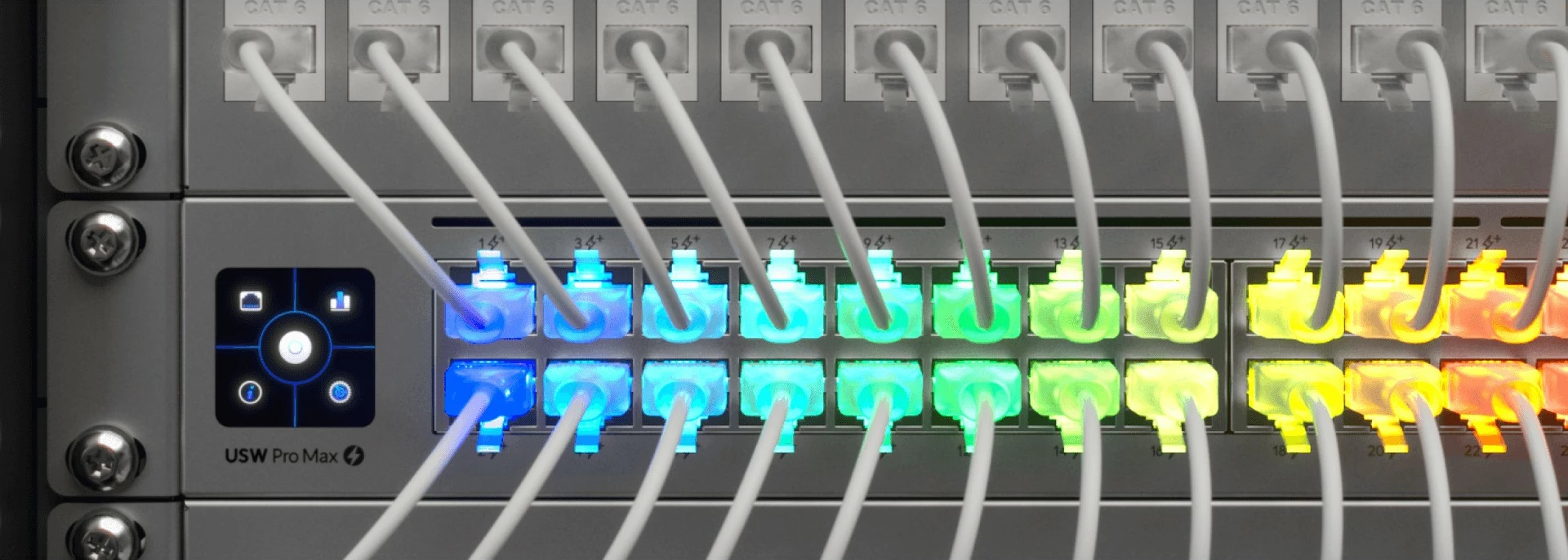 Patch kabel Ubiquiti UACC-Cable-Patch-EL-0.15M-W, 0,15 m, Cat6, RJ-45, RJ-45, prosojen bel