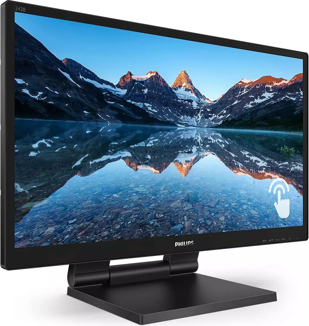 Dotikalen monitor 23,8 in Full HD, SmoothTouch, Philips 242B9T, črn