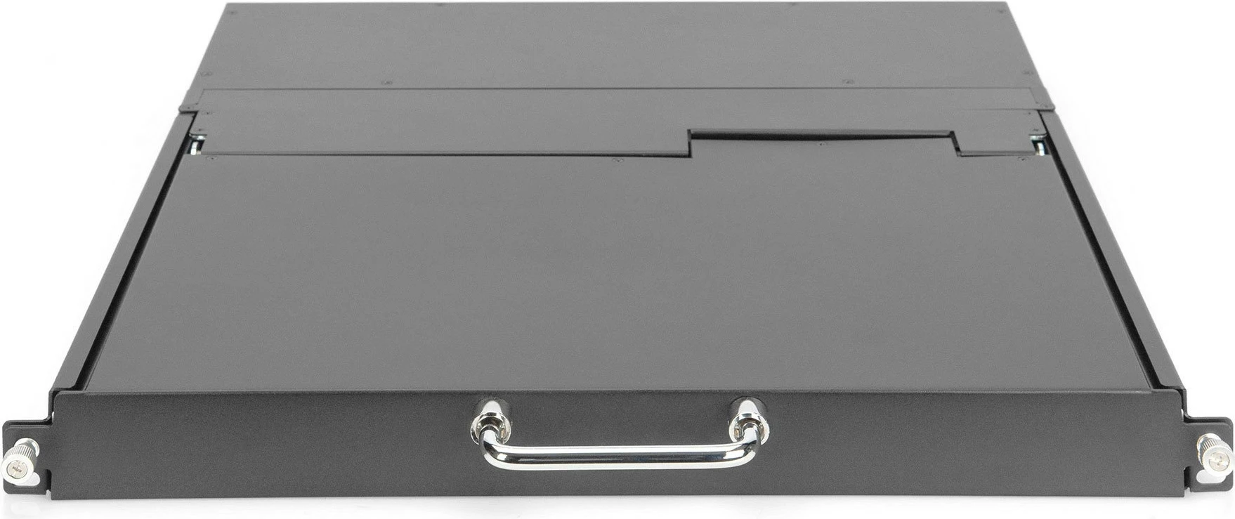 Modularna konzola 17" HD LCD, 8-portni HDMI KVM, v nemščini, črna — Digitus