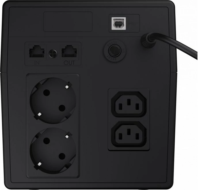 Naprava za neprekinjeno napajanje Green Cell UPS03, 600 W, črna