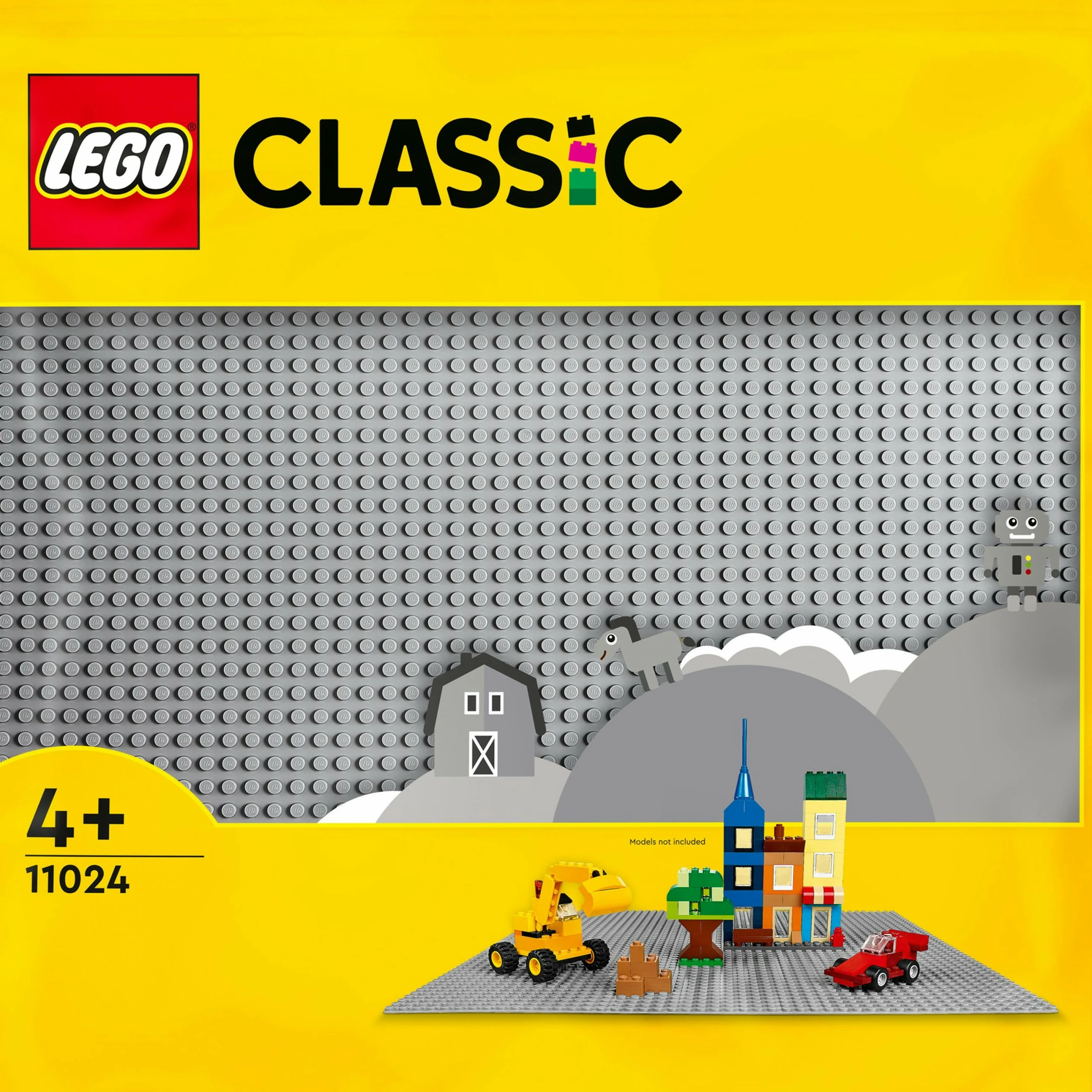 Osnovna plošča za gradnjo 48x48 mest LEGO Classic siva, plastika, večbarvna