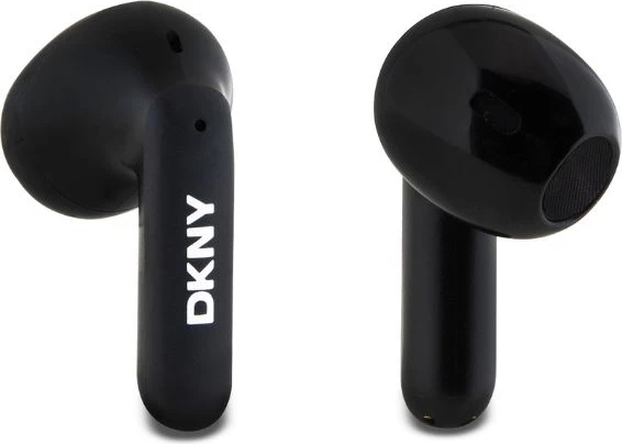 Slušalke TWS s satenskim zaključkom DKNY, Bluetooth 5.3, USB-C, črne
