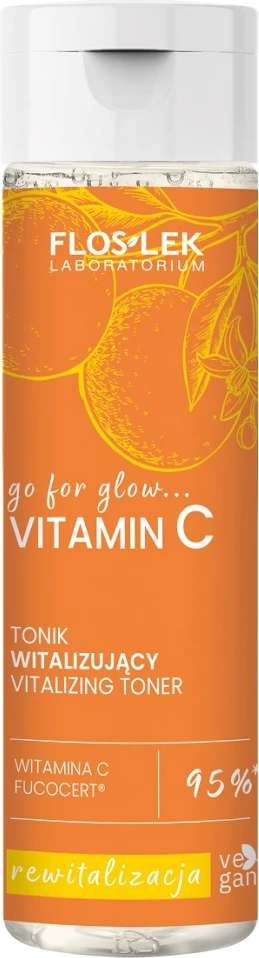 Tonik za obraz z vitaminom C, Floslek go for glow… za ženske 200 ml