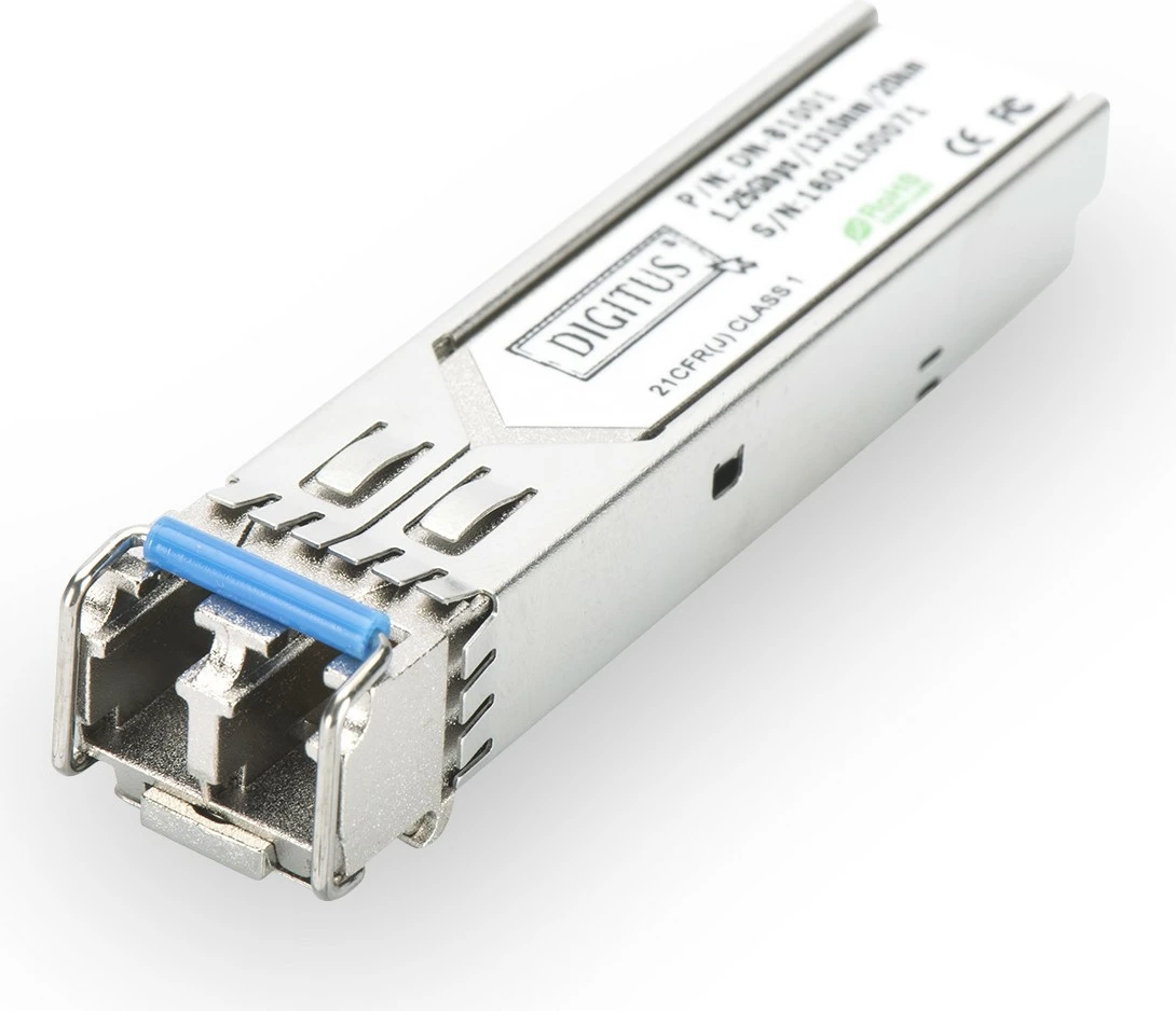 Mini SFP modul Digitus GBIC 1,25 Gbps, 20 km, LC optični kabel