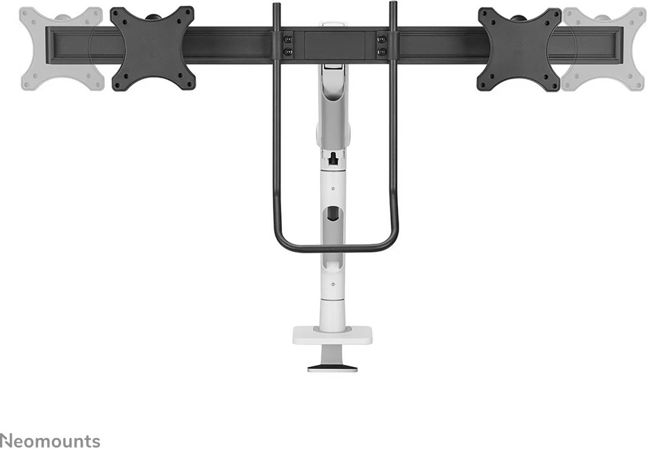 Držalo za dva monitorja Neomounts DS75S-950WH2, belo