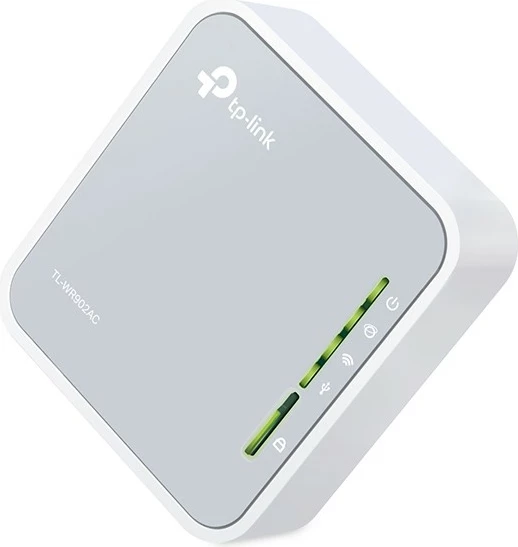 Prenosni usmerjevalnik TP-Link TL-WR902AC, Wi‑Fi 5, dvopasovni, bel