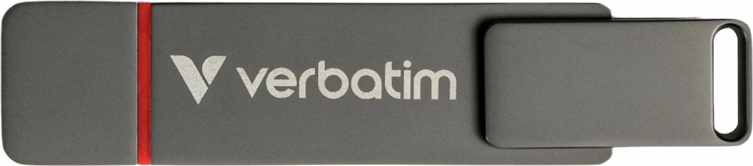 Hitri USB zunanji pogon Verbatim Dual QuickStick, 512 GB, USB Type-A / USB Type-C, siv