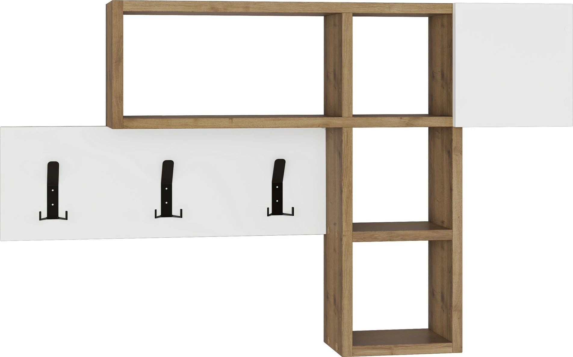 Elegantni stenski regal Bela in Hitit, Skye Decor, Game