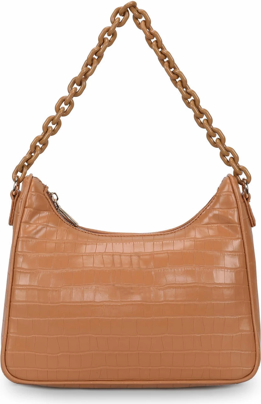 Ramenska torba Croco, tan, Lucky Bees, 27x10x20 cm