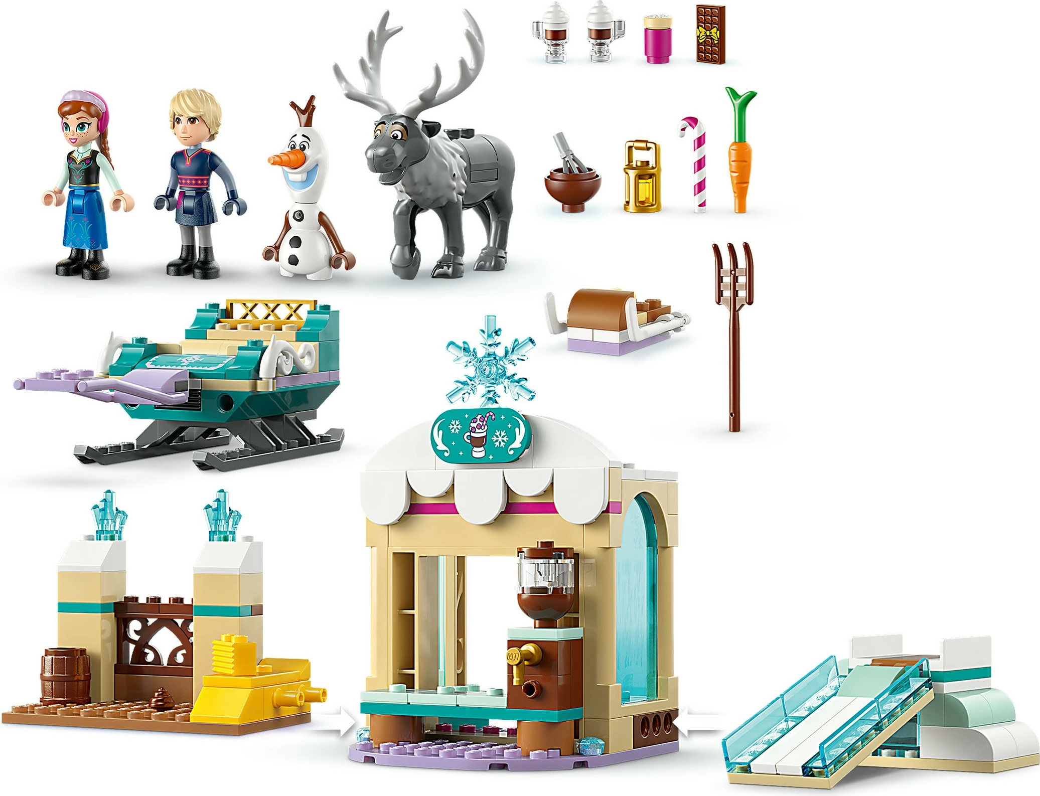 Avantura sani Annine - LEGO Disney 43256, 192 delov, večbarvno