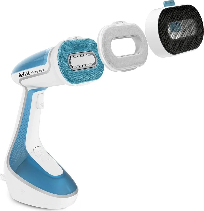 Parni čistilec za oblačila Tefal Pure Tex DT9530, 0,2 L, 1700 W, bel/moder