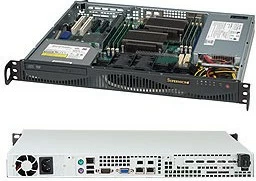 Ohišje strežnika SuperChassis 512F-350B1, Super Micro, rack 1U, ATX, 350 W, črno