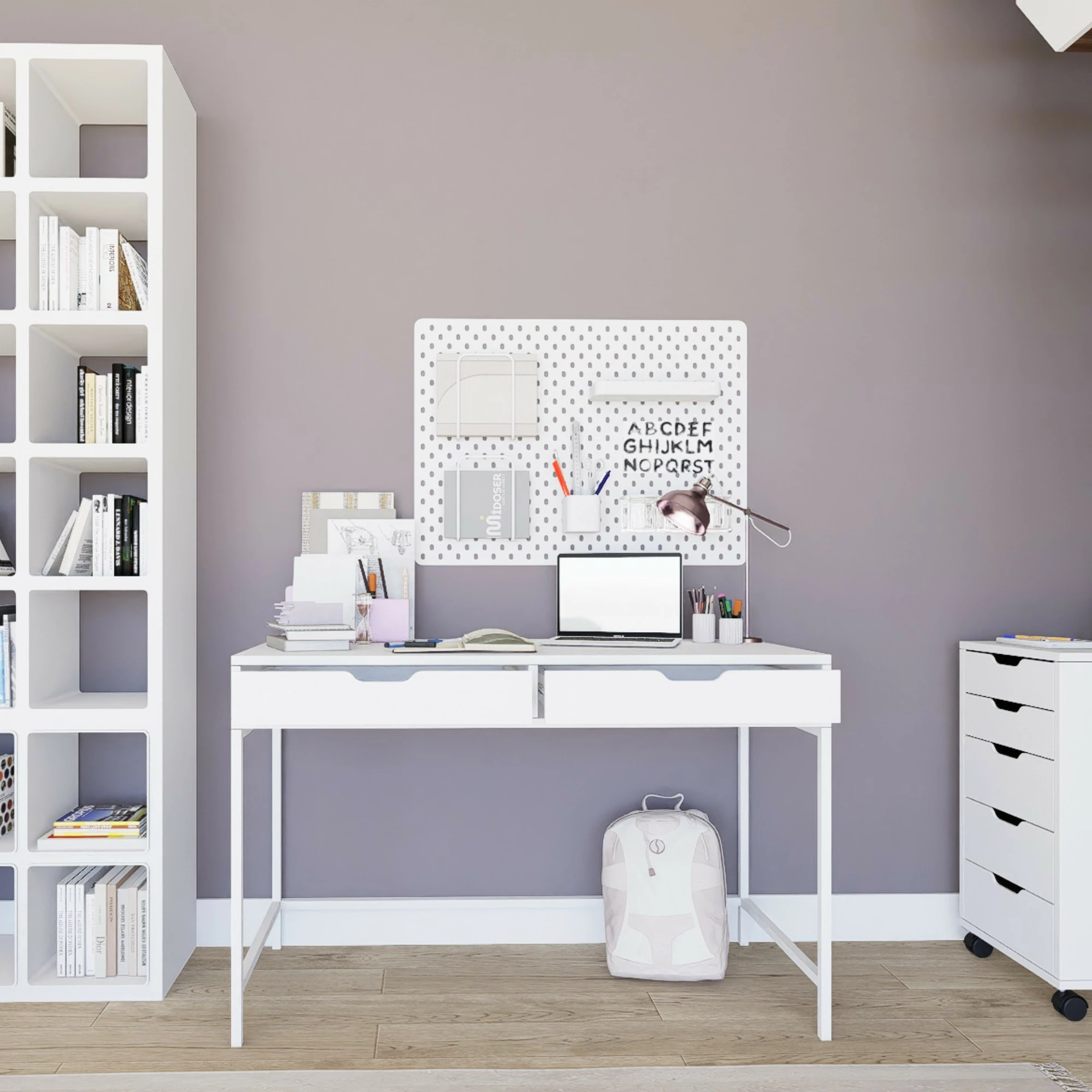 Pisalna miza Skye Decor Duru 1600-47, bela