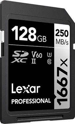 Profesionalna SDXC kartica Lexar, 128GB, 1667x UHS-II U3