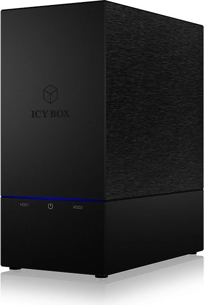 Zunanji ohišje ICY BOX IB-RD3621U3, 2x 3,5", USB 3.0, RAID, črno