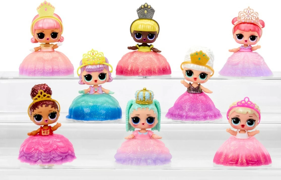 Princeska lutka, L.O.L. Surprise Princess Tots, MGA, 1 kos, obleka, ki spreminja barvo