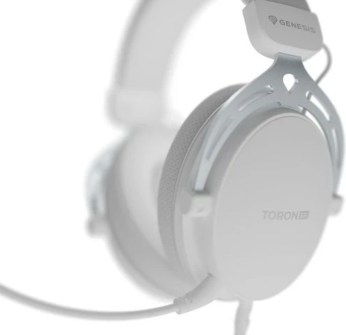 Slušalke za igralce, Genesis Toron 531, z odstranljivim mikrofonom, bele