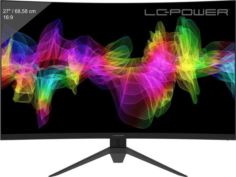 27" Quad HD LED monitor LC-Power LC-M27-QHD-165-C, 1 ms, črn