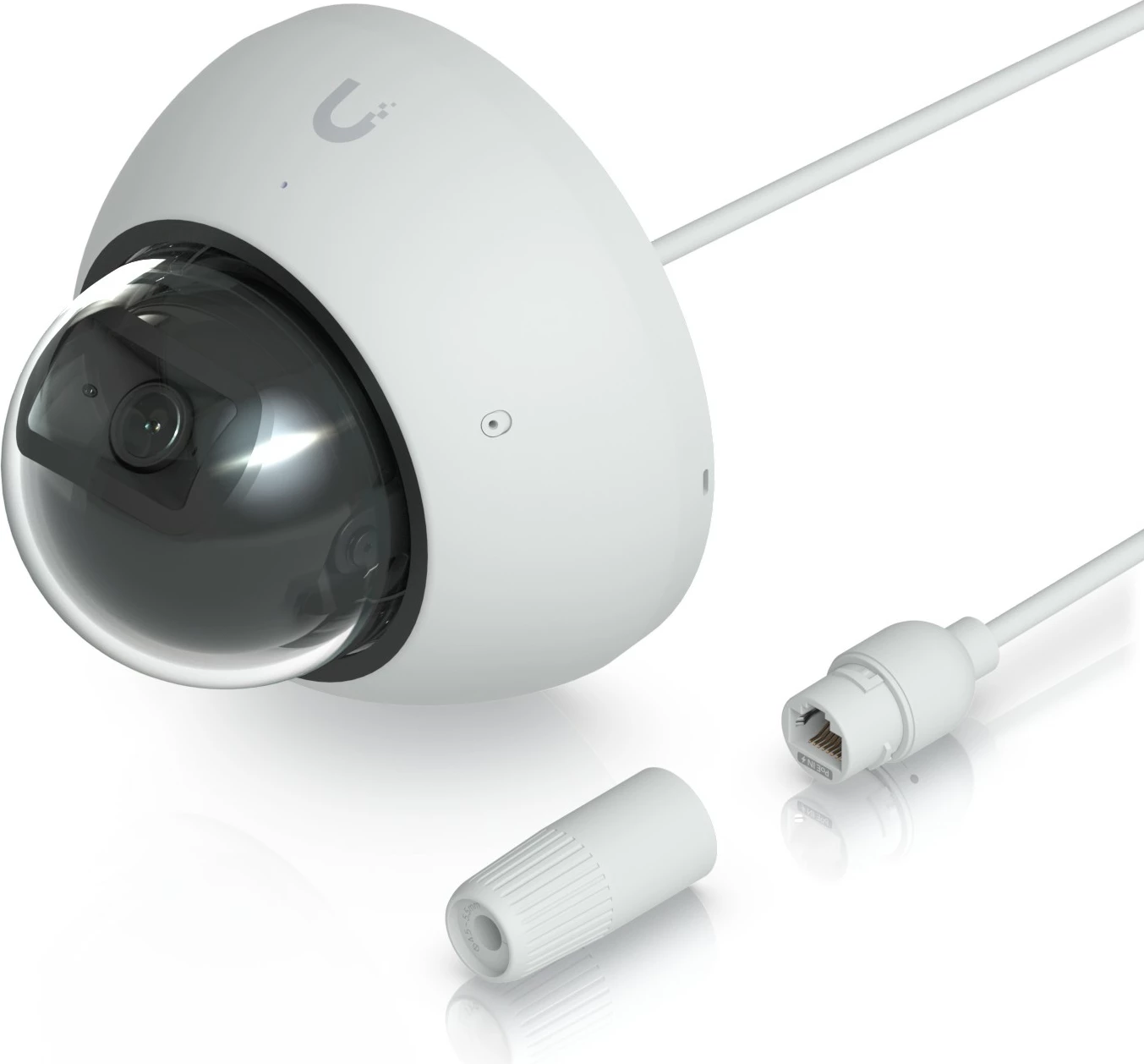 Varnostna kamera AI Dome, Ubiquiti, IP, notranja in zunanja, žična, ARM Cortex-A53, strop/steno, bela