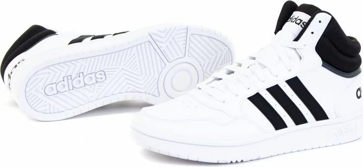 Superge za moške adidas Hoops 3.0 Mid M GW3019, bele