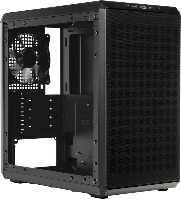 Micro ATX/Mini-ITX ohišje z zaslonom iz kaljenega stekla Cooler Master MasterBox Q300L, črno