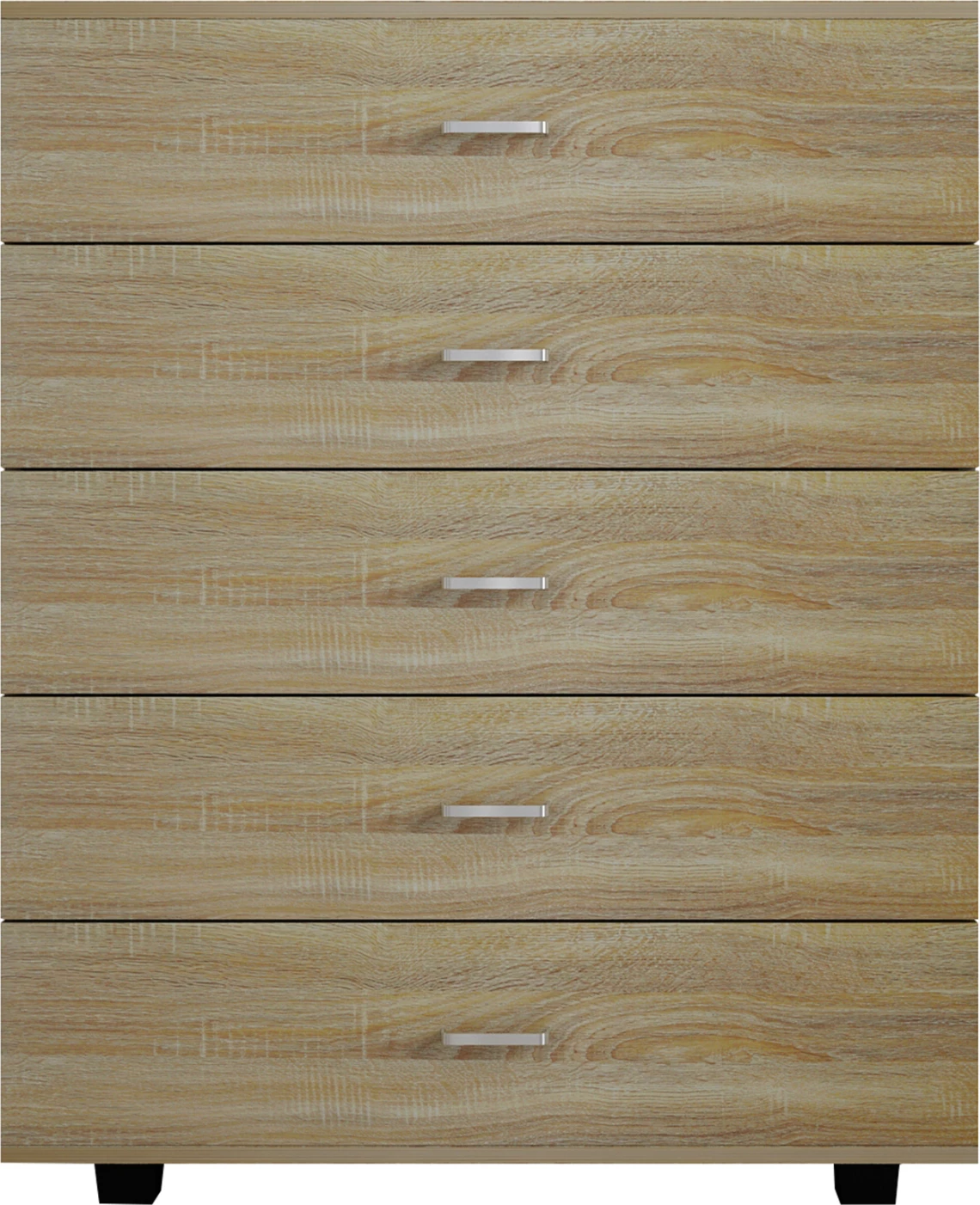 Melaminska komoda THORG FH8995.01 s 5 predali v sonama 80Χ40Χ100H cm