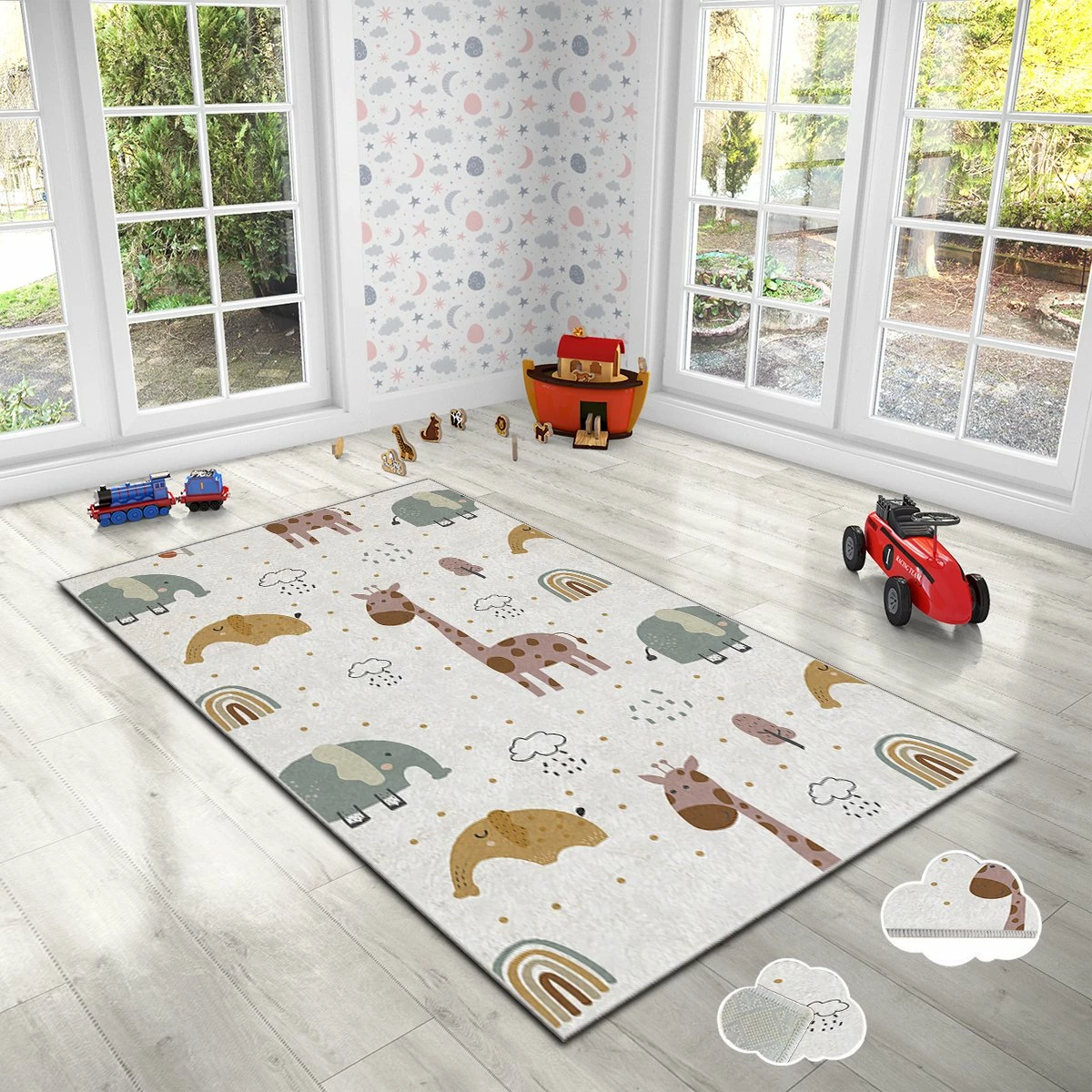 Večbarven otroški preproga, Conceptum Hypnose Hmı Kdc-106, 100x140 cm