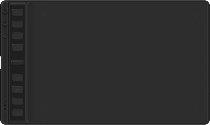 Grafični tablični risalnik Huion Inspiroy 2 M H951P, črn