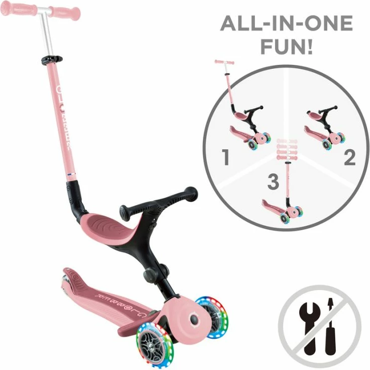 Otroški skiro z lučkami Globber